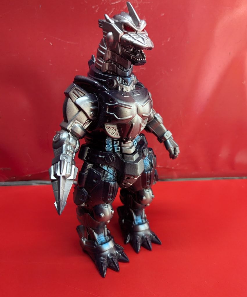 マーミット 世紀の大怪獣シリーズ 3式機龍 高機動型 濃紫成型|銀ブルメタ塗装赤目