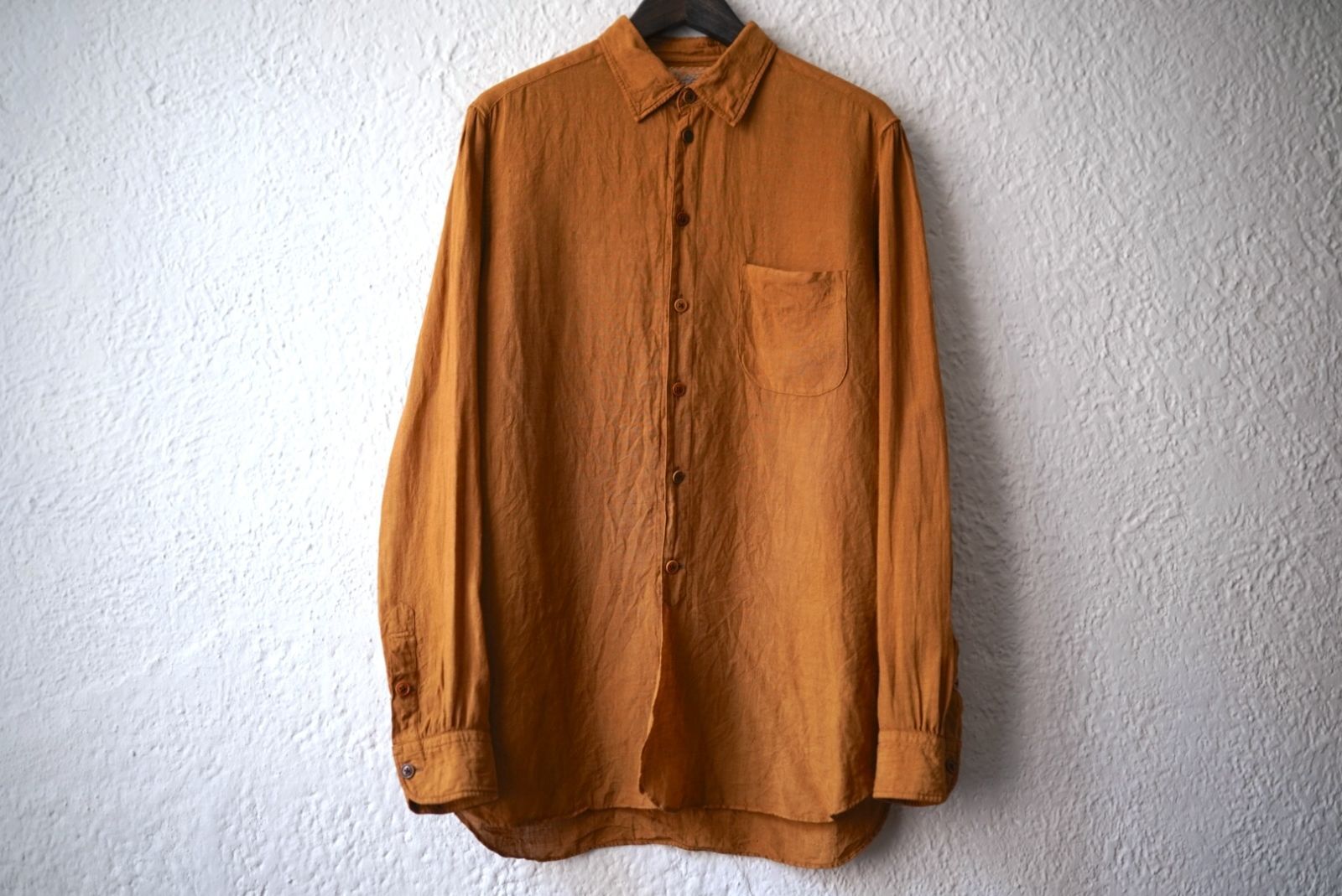 18SS Regular Collar Classic Shirts リネンシャツ / the Crooked Tailor(ザ クルーキッドテーラー)