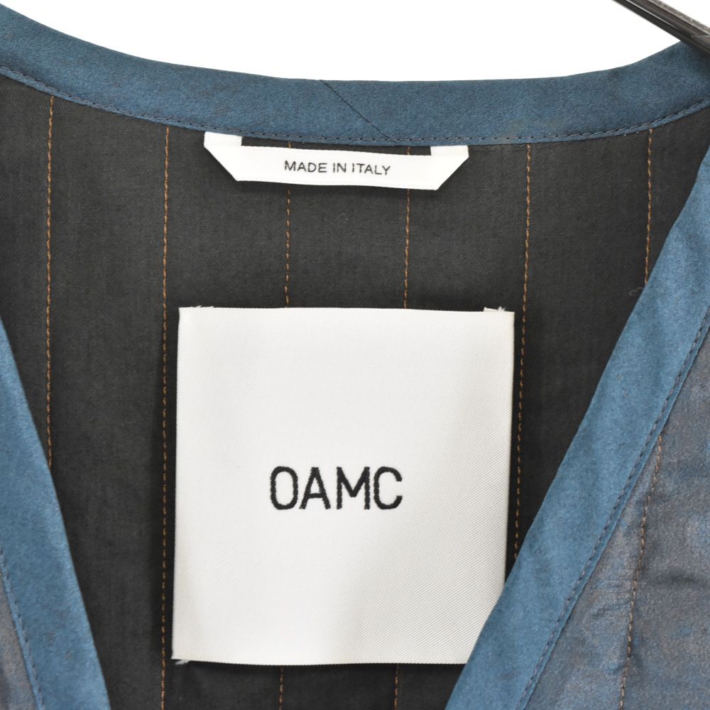 OAMC (オーエーエムシー) 20SS SERRA LINER SILK BLOUSON マルチカラー シルク切り替え ブルゾン  OAMQ421230 マルチ - メルカリ