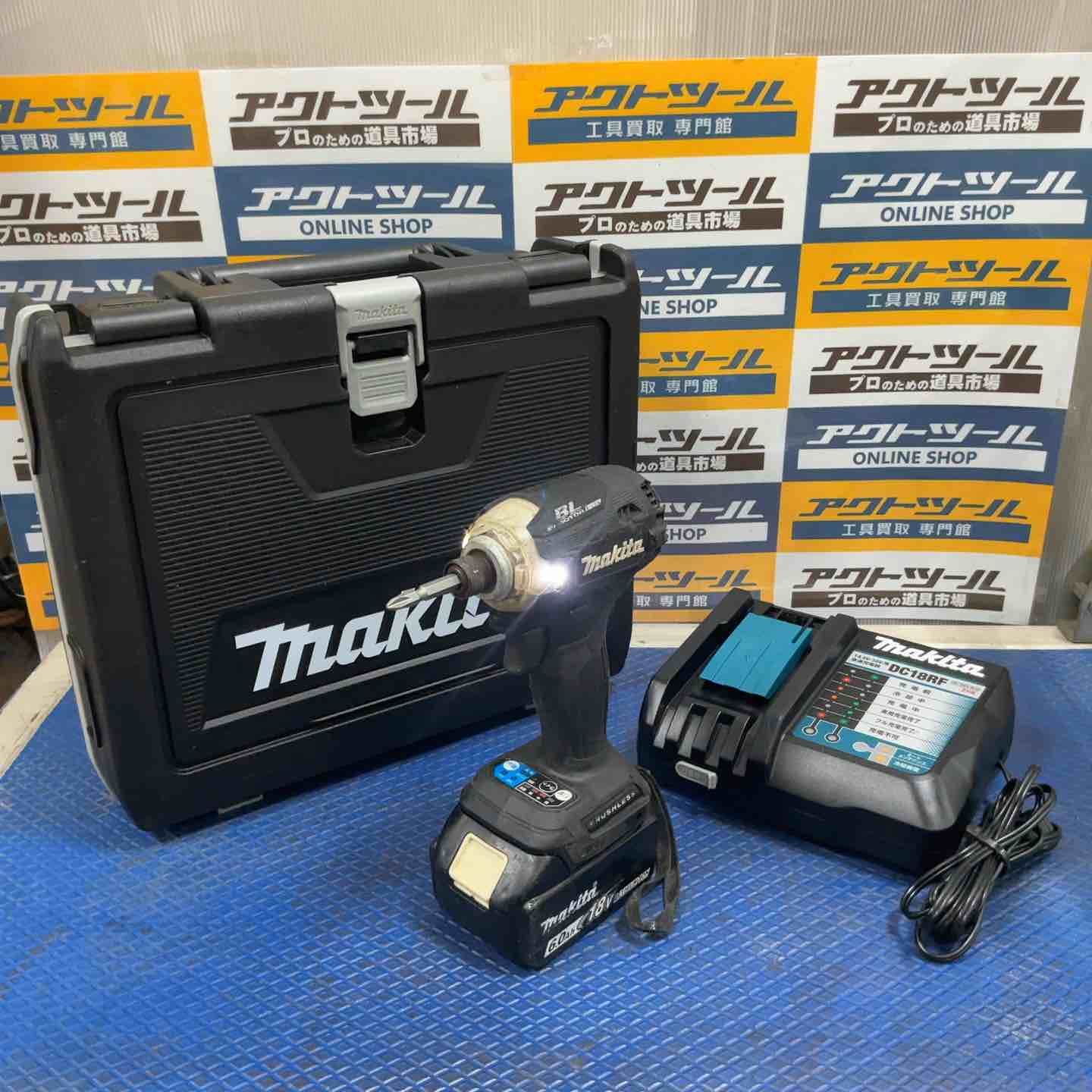 【未使用】makita マキタ 充電式インパクトドライバ TD171DRGXB ブラック 18V 6.0Ah 963106774 □makita マキタ TD171DRGXB 充電式インパクトドライバ 18V⁄6.0Ah 電動工具