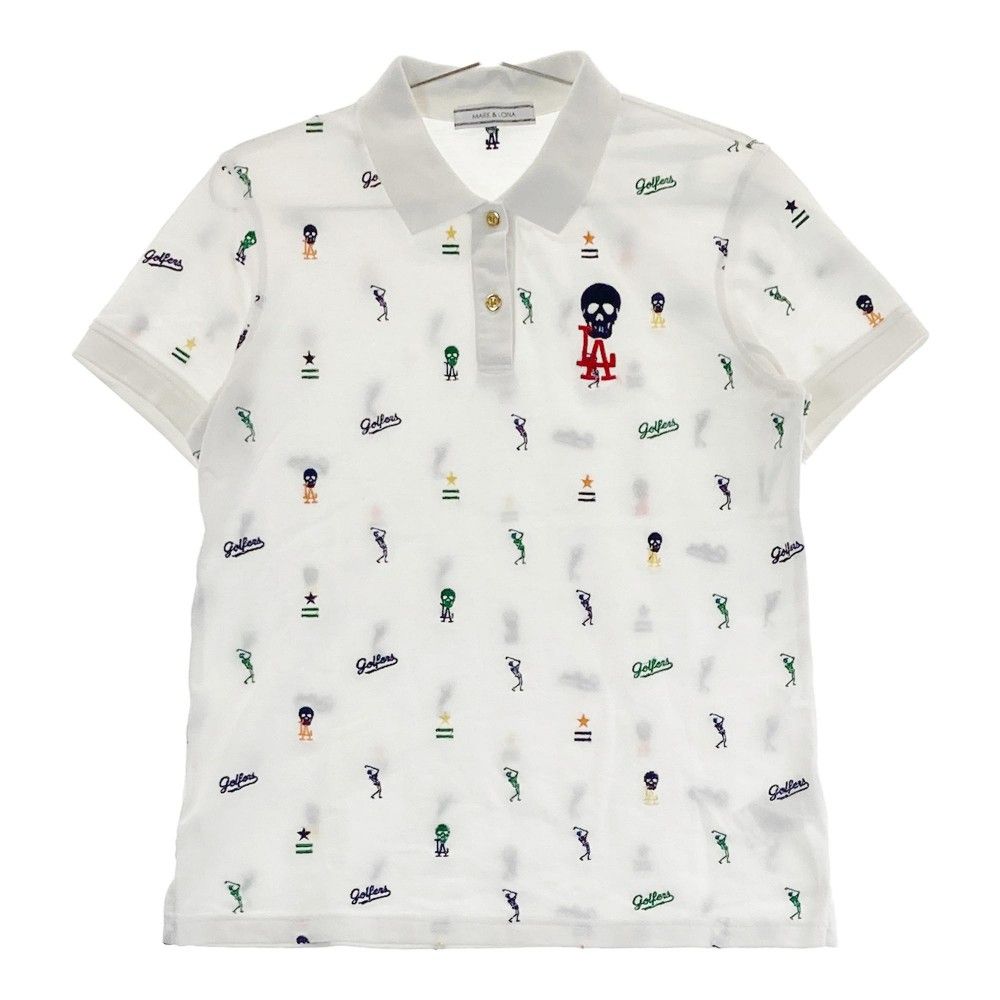 MARK&LONA マークアンドロナ　ポロシャツ　メンズ　50 XL ゴルフ　白 MARK&LONA マークアンドロナ ポロシャツ メンズ 50 XL ゴルフ 白