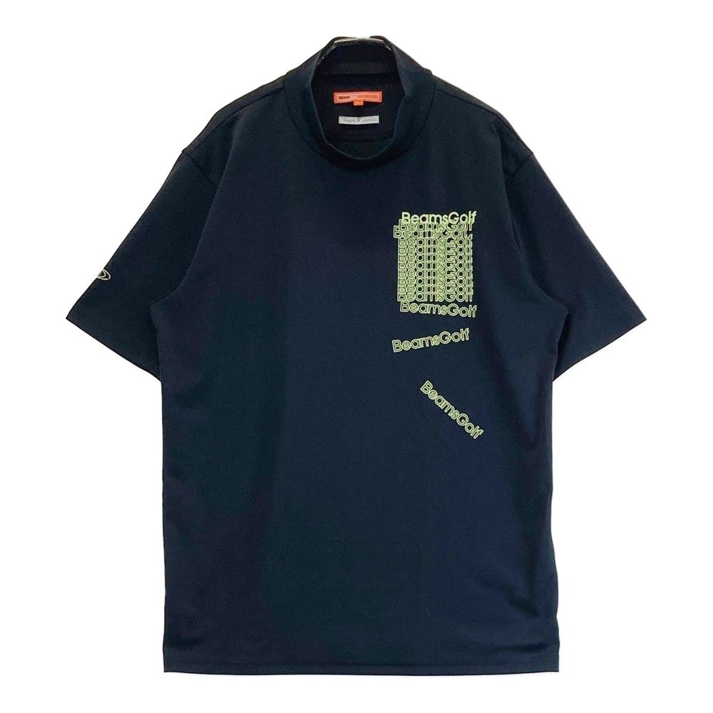 サイズ L BEAMS GOLF ビームスゴルフ ハイネック 半袖Tシャツ ブラック系 240101534816 ゴルフウェア メンズ ストスト