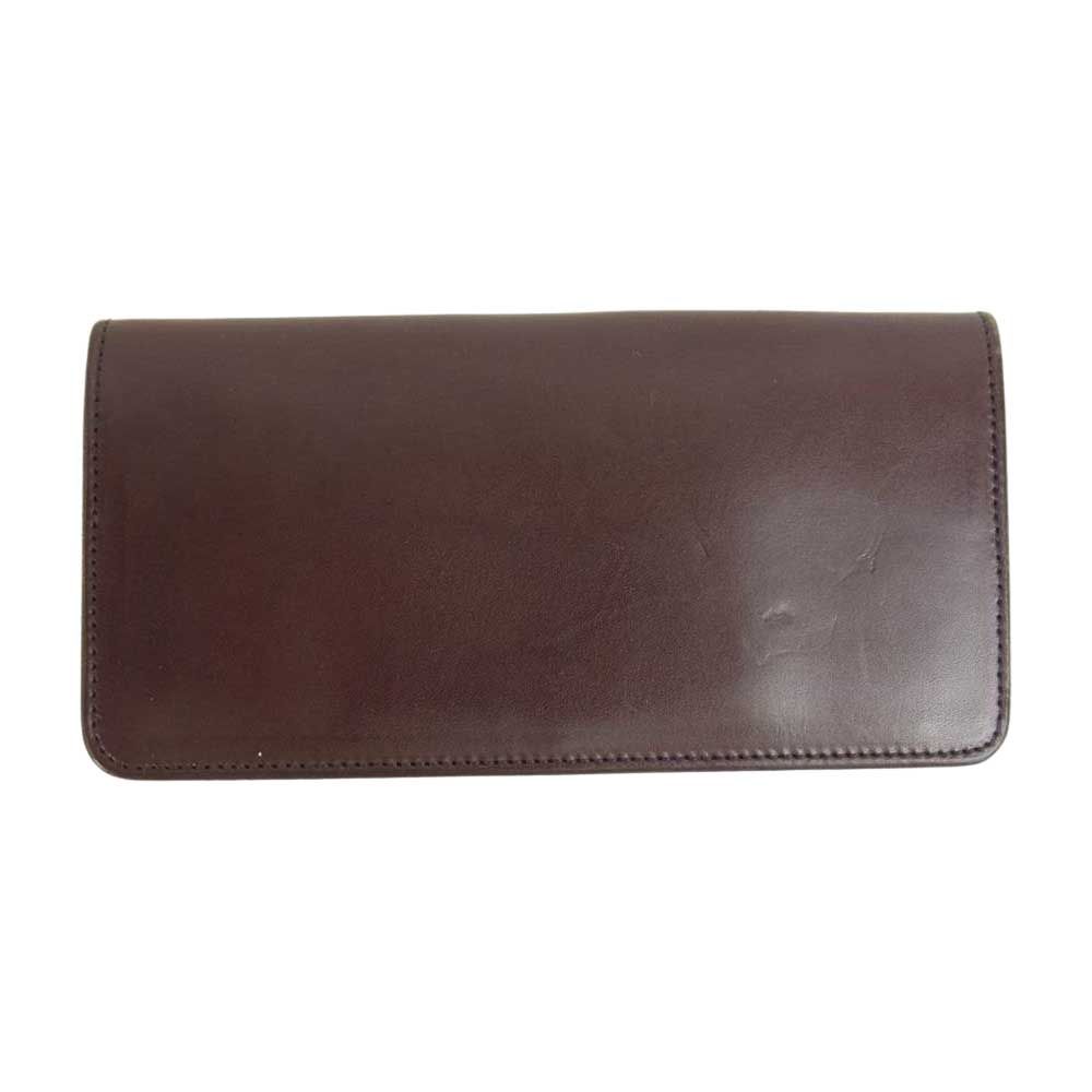 カワキチコレクション KAWAKICHI COLLECTION レザー ロング ウォレット 長財布 ブラウン系【中古】