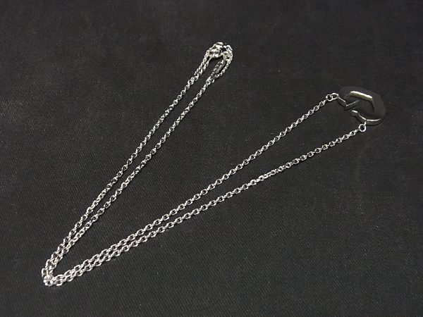 ■極美品■ Cartier カルティエ Cハート 750 18KWG 総重量 約7.5g ネックレス ペンダント アクセサリー シルバー系 AK5088