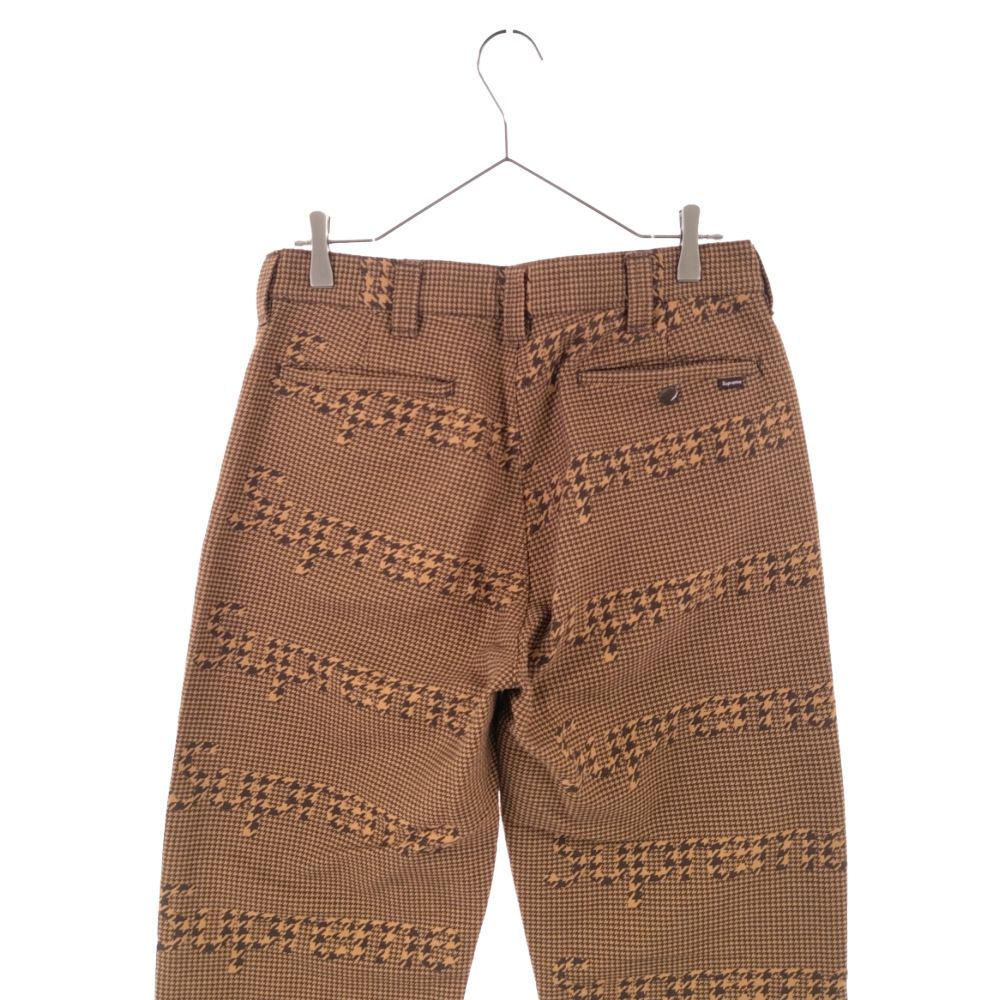 Supreme 'Work Pant'ワークパンツ 総柄 Black Monogram ブラック