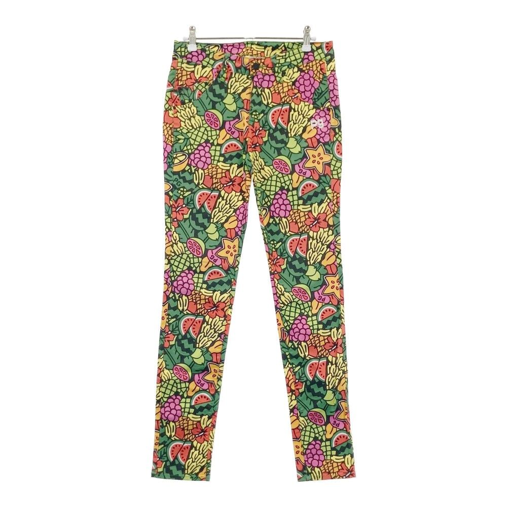 パーリーゲイツ》新品 パームツリー総柄 ストレッチゴルフパンツ