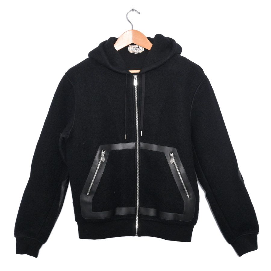 HERMES エルメス トップス フーデッドジップアップパーカー