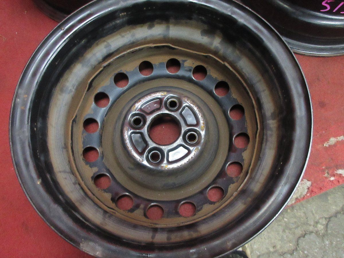 スチール ホイール 4本 トヨタ シエンタ 純正 14×5.5J 4穴100 +