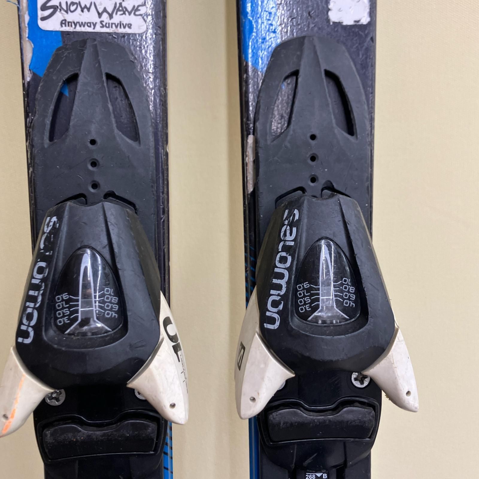  SALOMON サロモン ブラック×ブルー 板 スキー