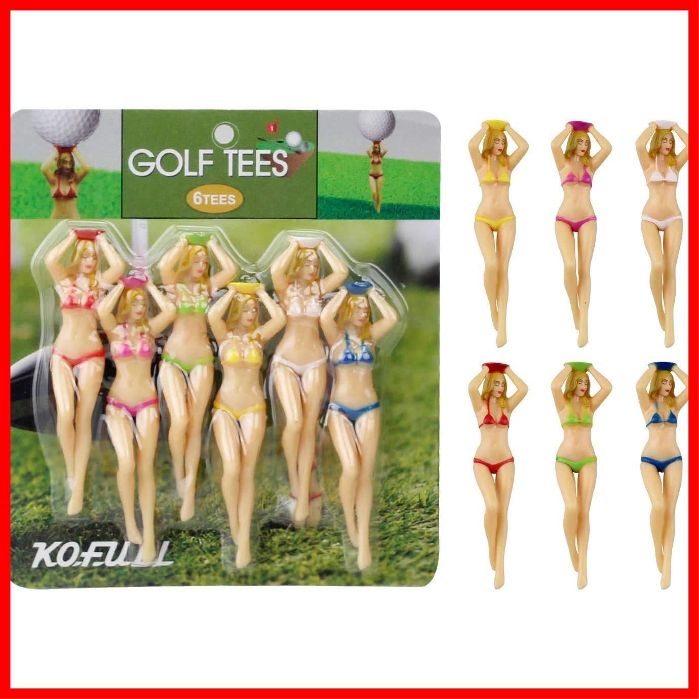 新着商品】おもしろ、ガールズティー、パリティー、6本入り、マルチカラー 景品 男性、ゴルフコンペ 誕生日プレゼント 面白いグッズ、3インチショートティー、プラスチック、ゴルフ 高級、ゴルフ 面白い、ビギ二レディースゴルフティー ティー CRESTGOLFゴル Hana ...