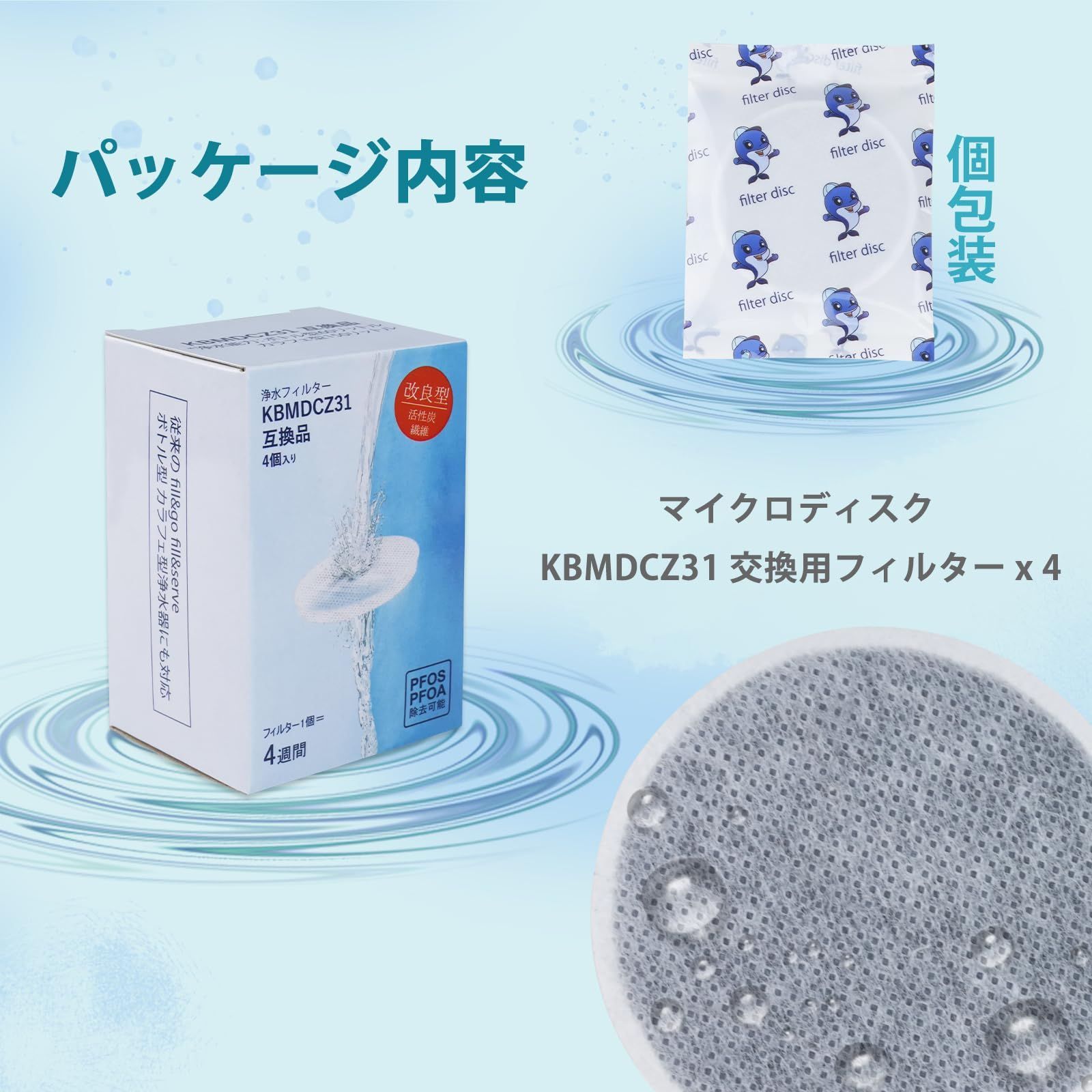 携帯用 浄水ボトル 水筒 浄水器 カラフェ ブリタカートリッジ KBMDCZ31