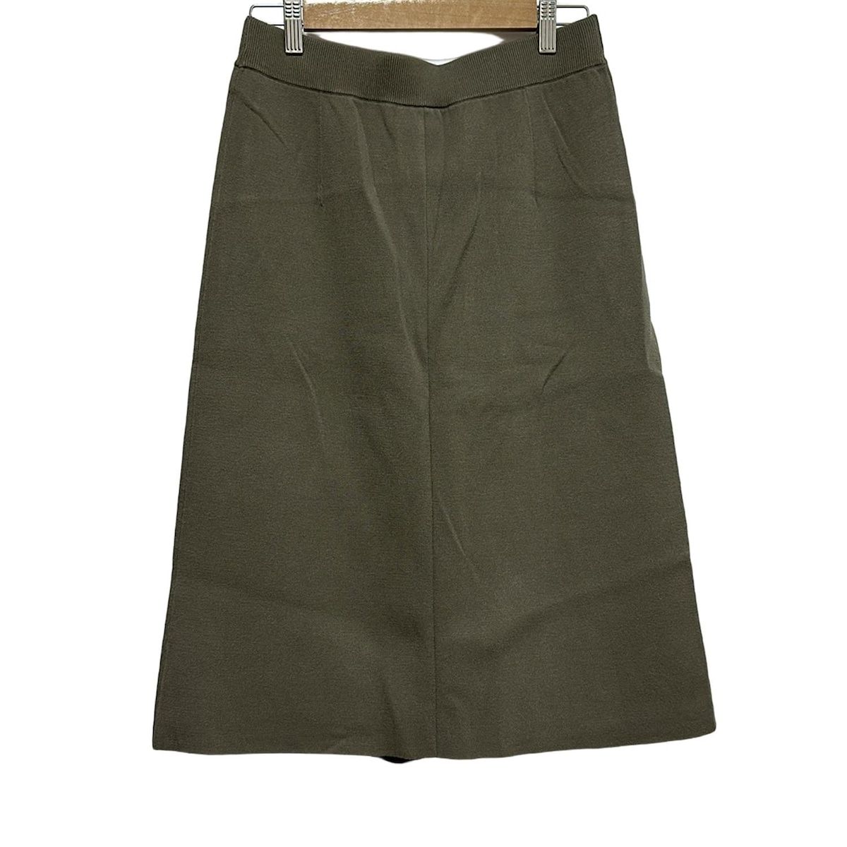 theory luxe セオリーリュクス パンツ サイズ038 M レディース - カーキ ニット ウエストゴム