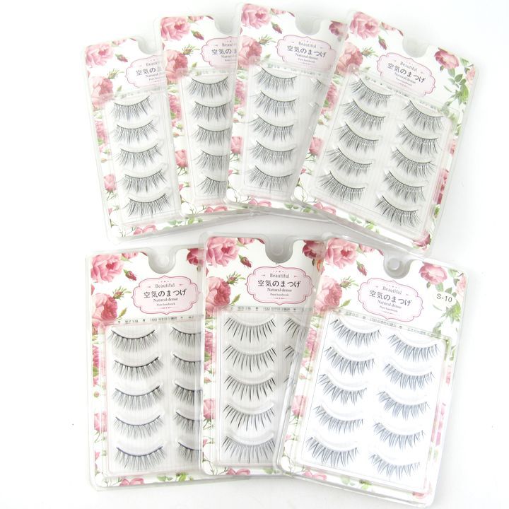 空気のまつげ つけまつ毛 4種類 7点セット アイラッシュ コスメ まとめ