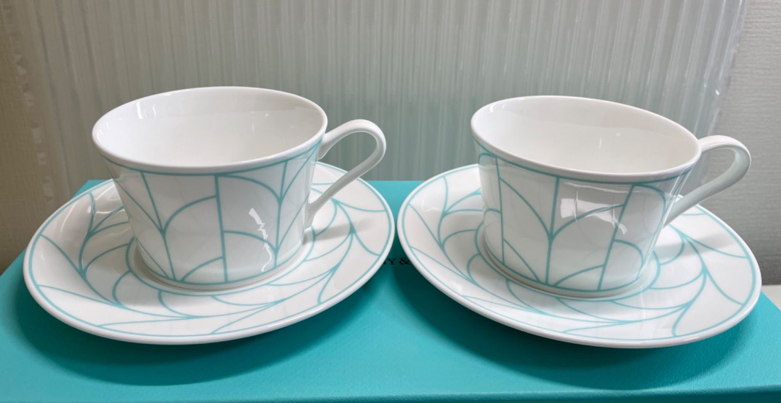 TIFFANY & Co. ティファニー　ウィートリーフ　カップ&ソーサー ペア TIFFANY & Co. ティファニー ウィートリーフ カップ&ソーサー