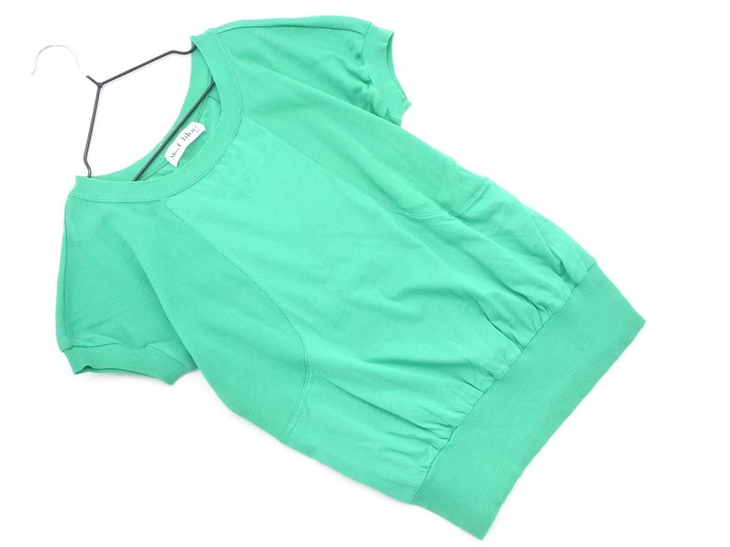 日本製　新品同様　miss chloe ミスクロエ　ジャケット 40 miss chloe ミスクロエ カットソー size40/緑 □◇ レディース