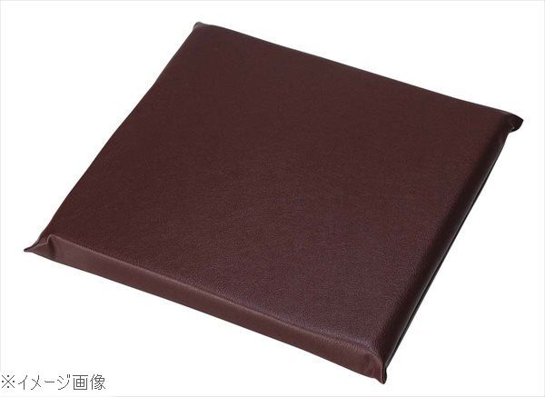 【新品】レザー 座布団 無地 ＡＡＵ０００３ 小 茶