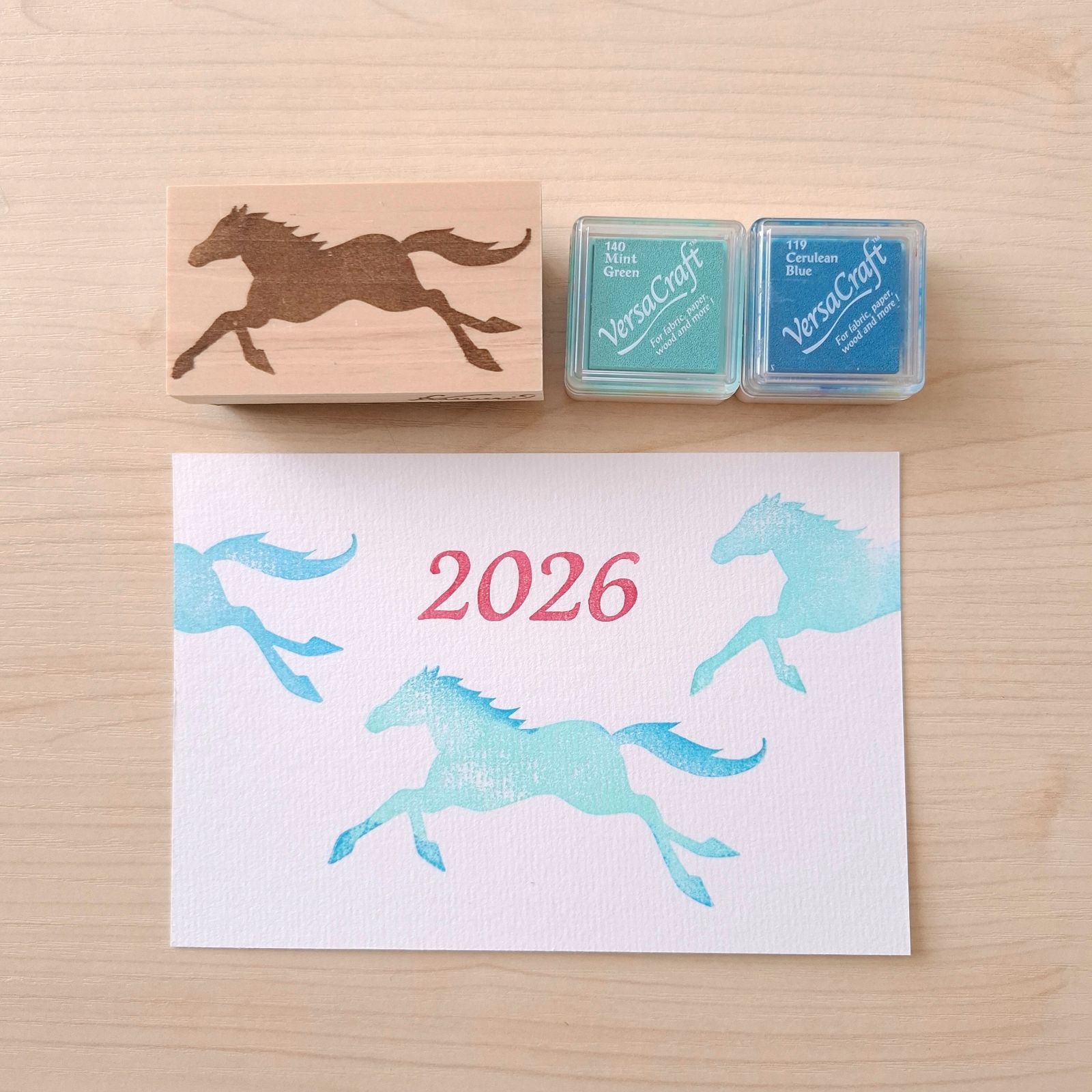 消しゴムはんこ※馬※ 期間限定出品】消しゴムはんこ 馬さんはんこセット