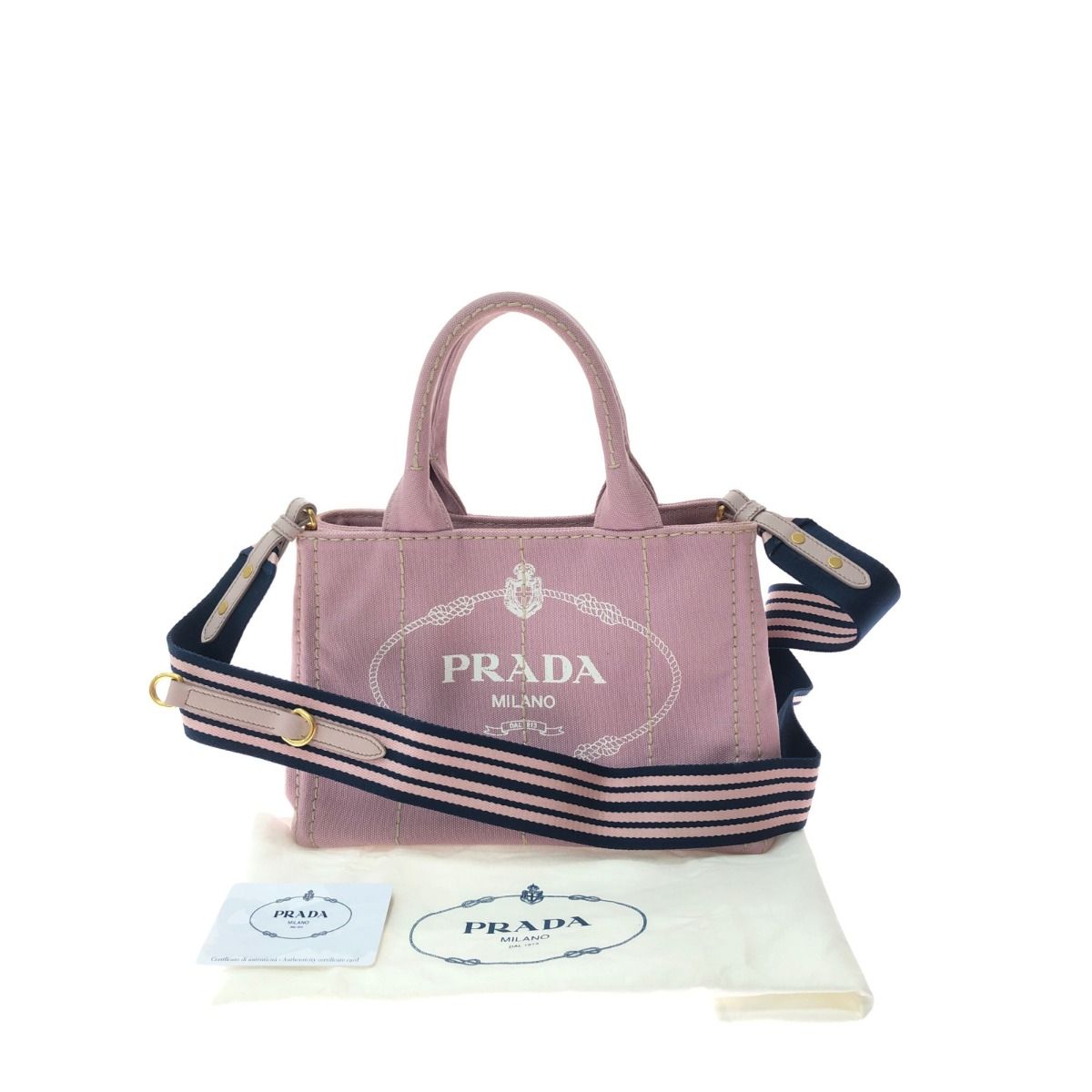▽▽PRADA プラダ レディース トートバッグ カナパ キャンバス 