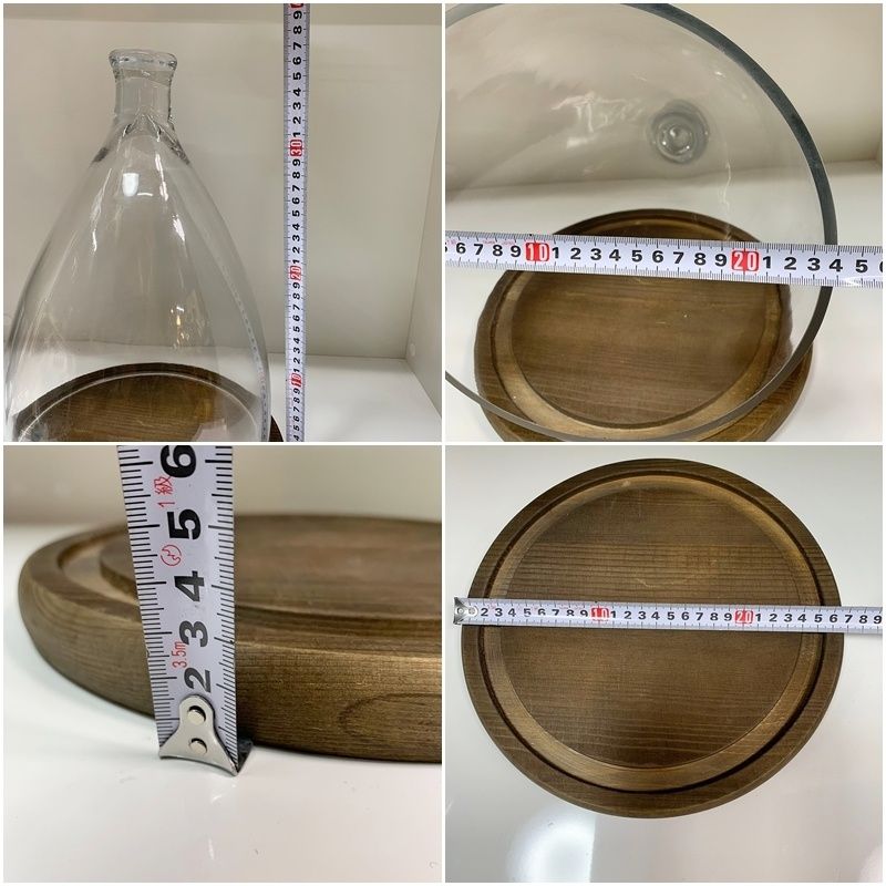 DULTON GLASS CLOCHE Mサイズ ダルトン ガラス クローシュ