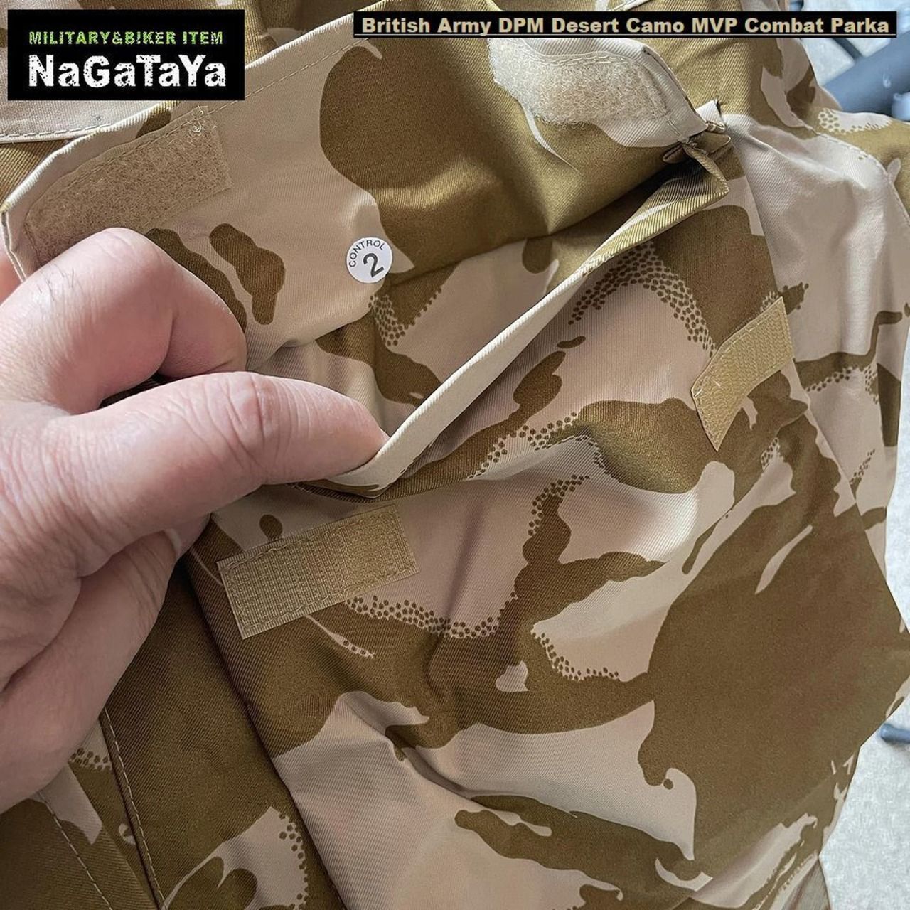 イギリス軍] 防水 DPM デザートカモ MVP コンバットパーカー カッパ