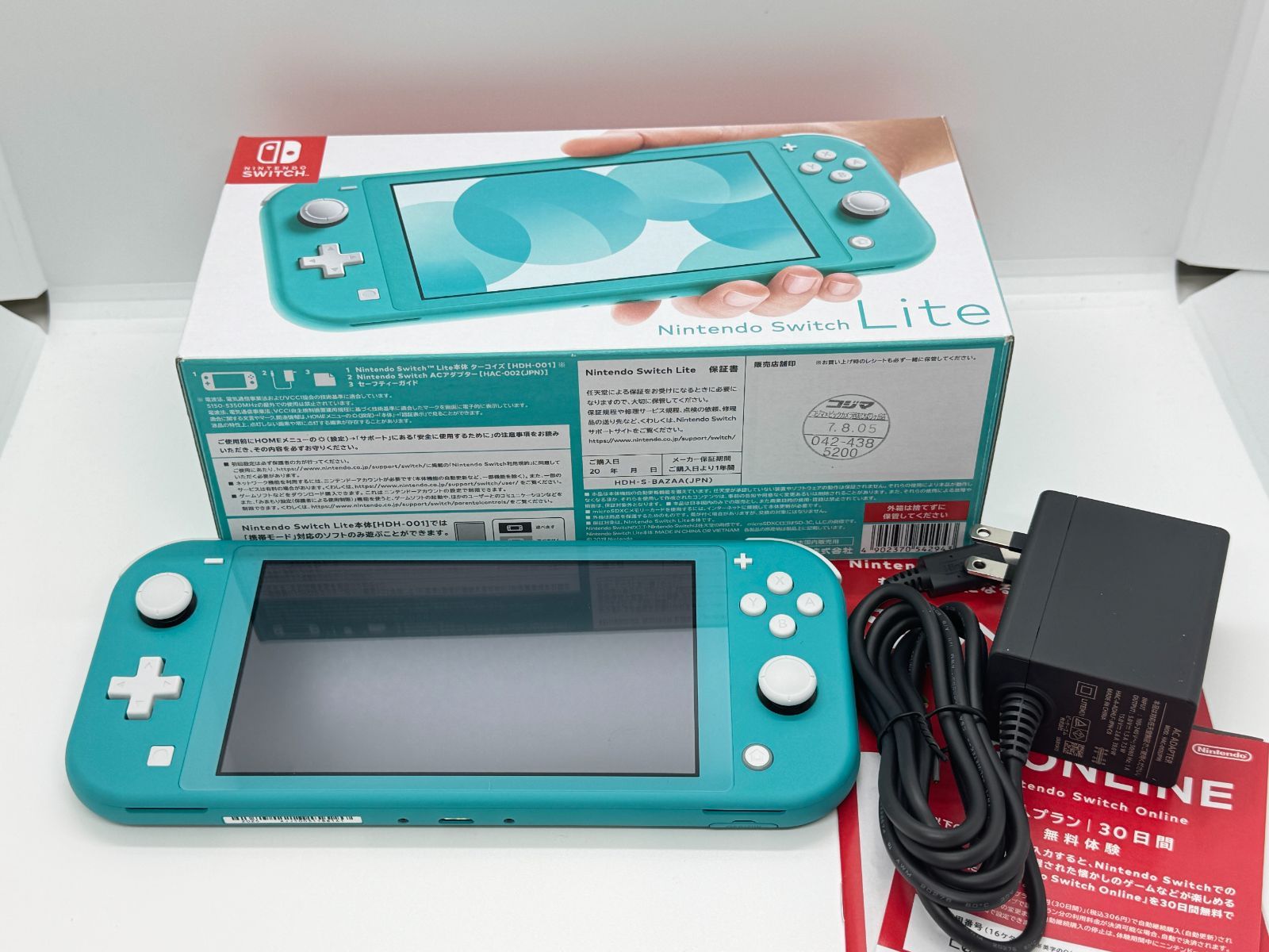 美品 Nintendo Switch Lite ターコイズ 動作確認済 Switch lite ターコイズ 動作確⭕️ 美品 Switch lite ターコイズ