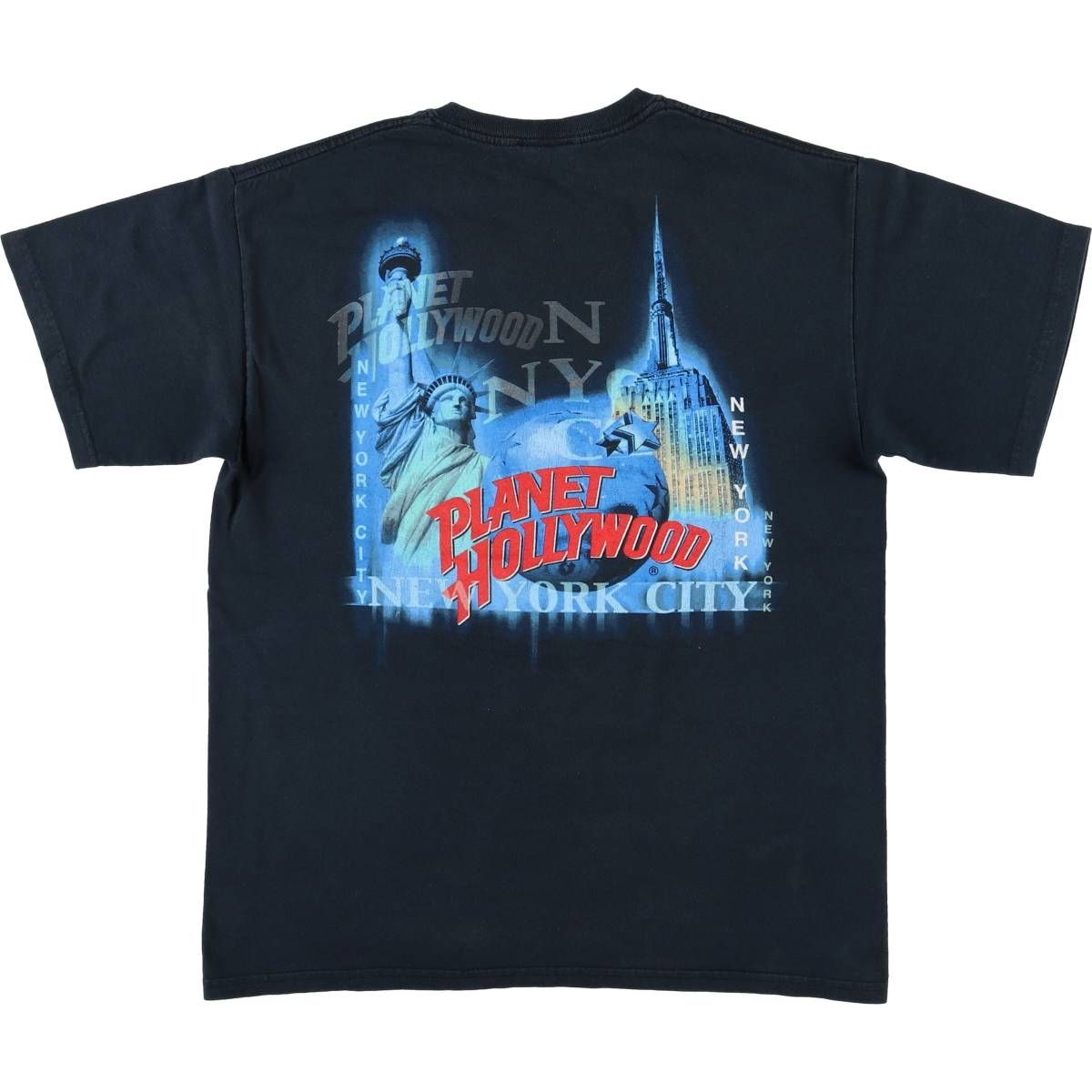 古着 PLANET HOLLYWOOD プラネットハリウッド アドバタイジングTシャツ 