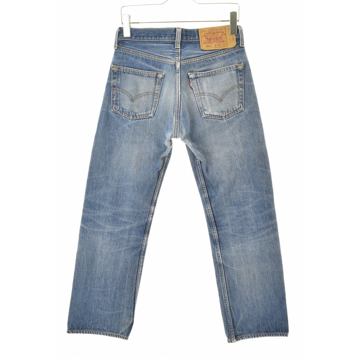 アメリカ製　1996年製　リーバイスデニム 楽天市場】1996年製 USA製 リーバイス501 激ヒゲ ジーンズ 実寸