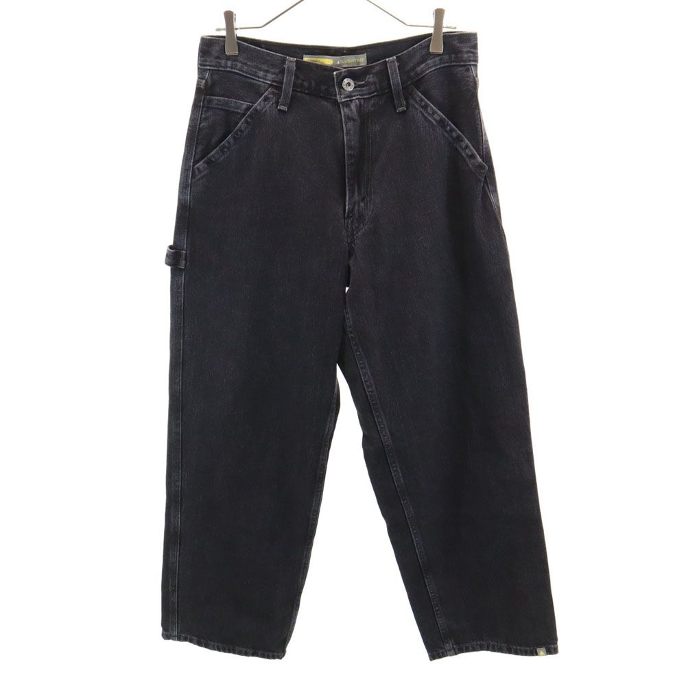 リーバイス シルバータブ バギー デニムペインターパンツ W30 ブラック Levi's SILVER TAB メンズ