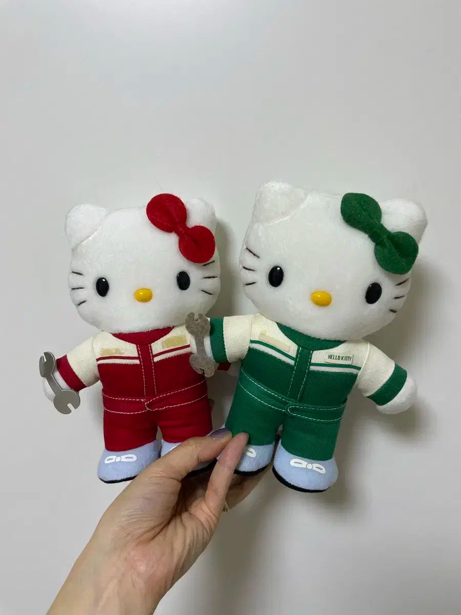 整備士 レトロ キティ 人形 セット