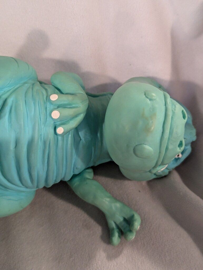 DOM DOM 店頭用/ソフビ H・MURAYAMA ドムドムバーガー怪獣 (エメラルド