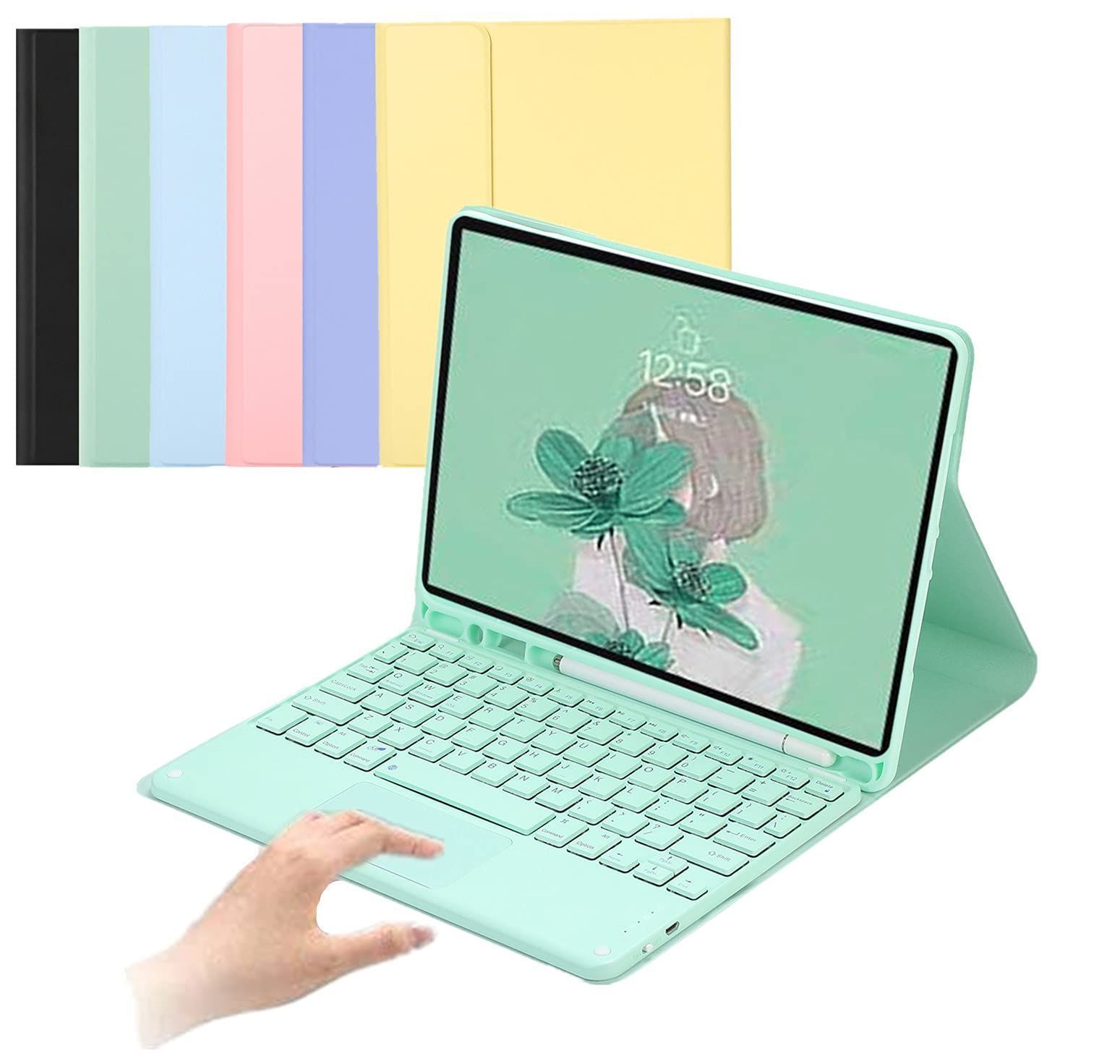 【色: ライト緑】マウス機能 カバー 無線 iPad iPad Air3 ワイヤ
