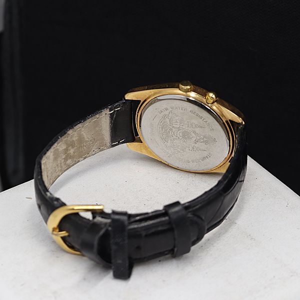 稼働 アンティーク QZ マルチカラー文字盤 ラウンド メンズ腕時計 OSW