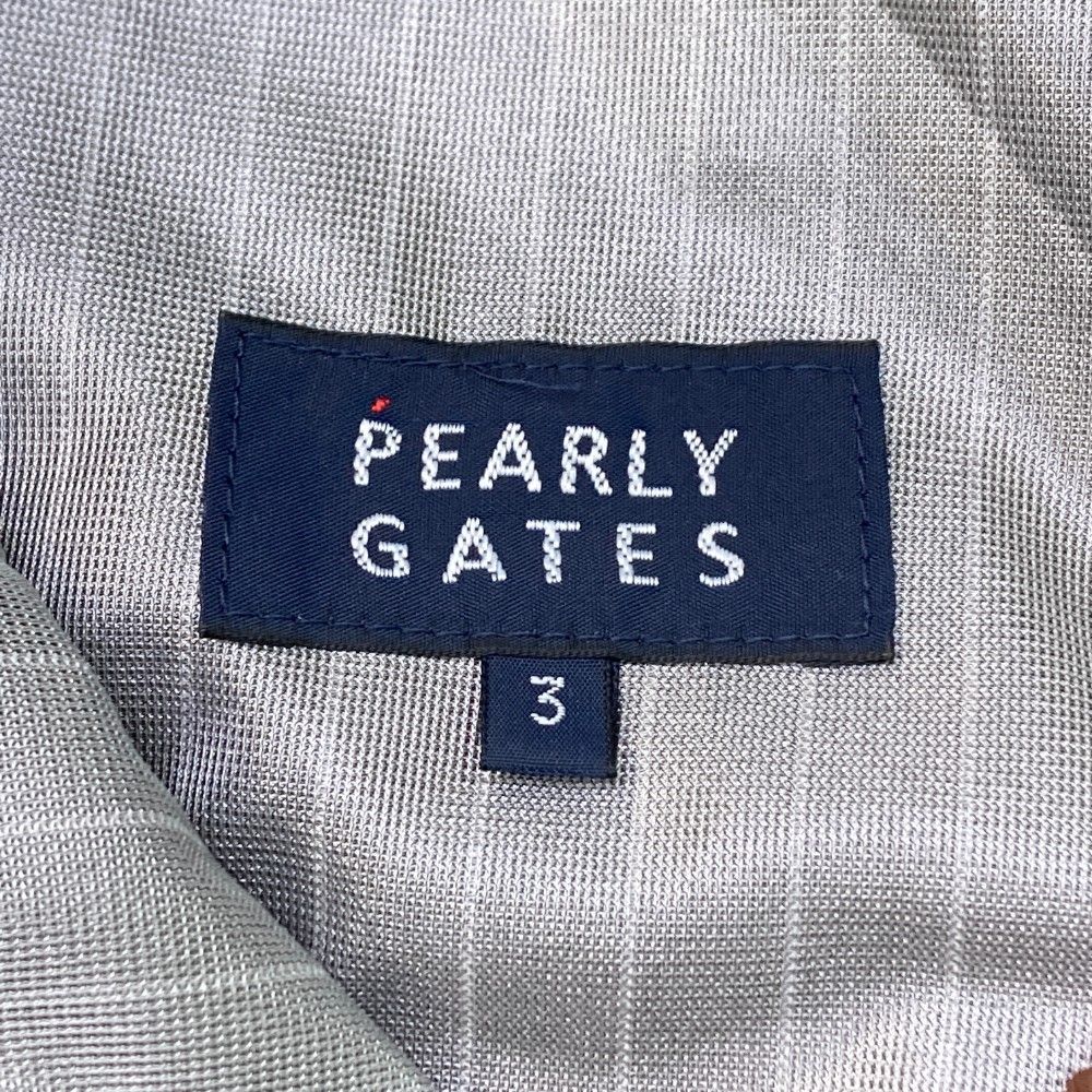 サイズ：3 PEARLY GATES パーリーゲイツ 2023年モデル 蓄熱 ロングパンツ 総柄 ブラウン系 [240101467485] ゴルフウェア メンズ ストスト サイズ：3 PEARLY GATES パーリーゲイツ 2023年モデル 蓄熱