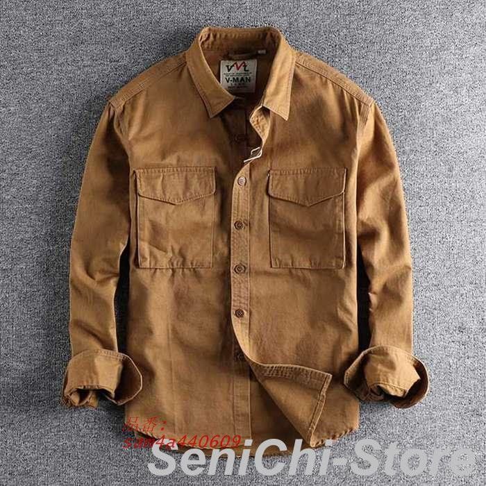最終値下げスタート！ カジュアルシャツ メンズ 長袖シャツ 胸ポケット シャツ トップス ミリタリーシャツ シャツジャケット am4a440609 品質が完璧、値段が激安！