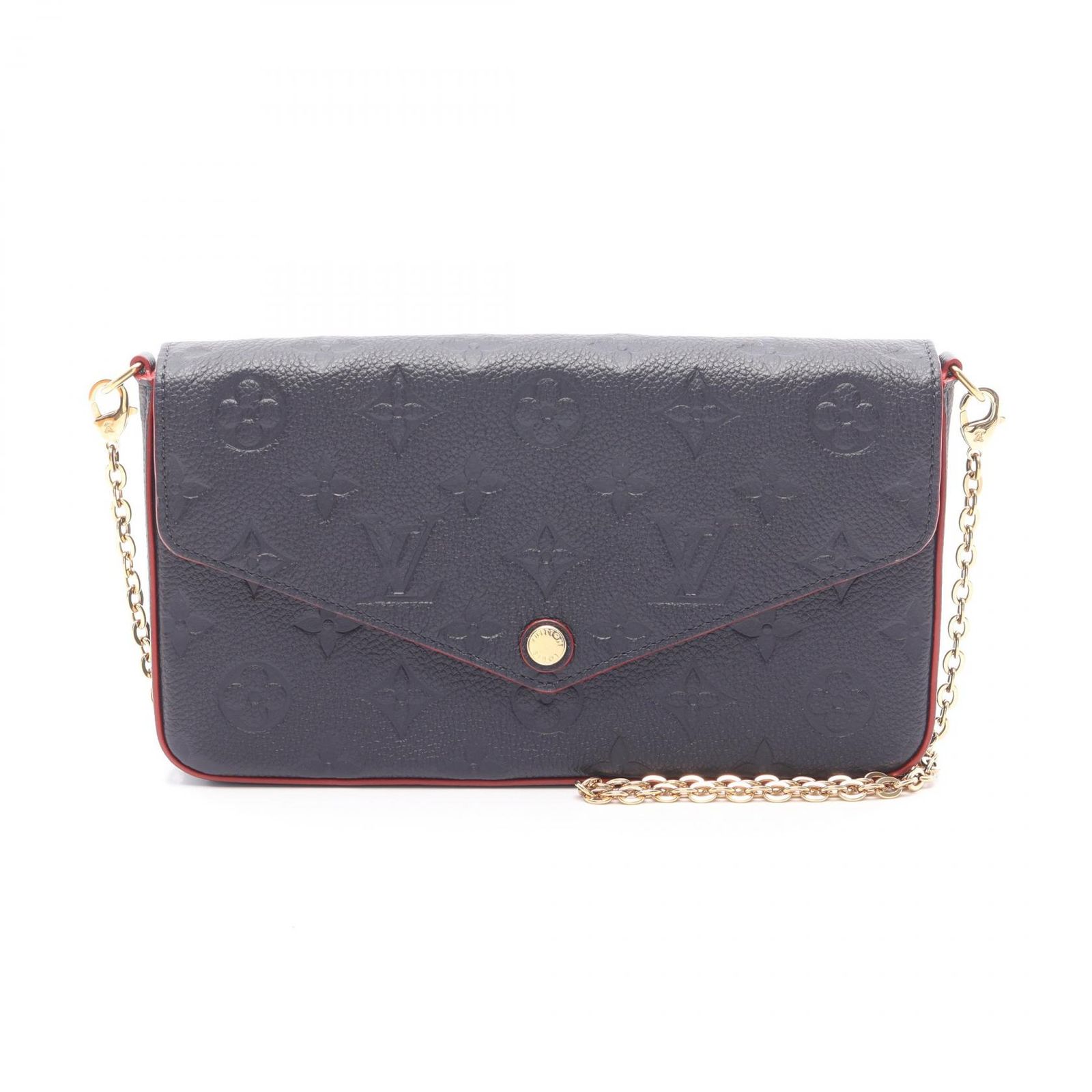 ルイ ヴィトン LOUIS VUITTON ショルダーバッグ ポシェット フェリシー モノグラム アンプラント マリーヌルージュ M64099 マリーヌルージュ レザー ポシェット フェリシー レディース Used A