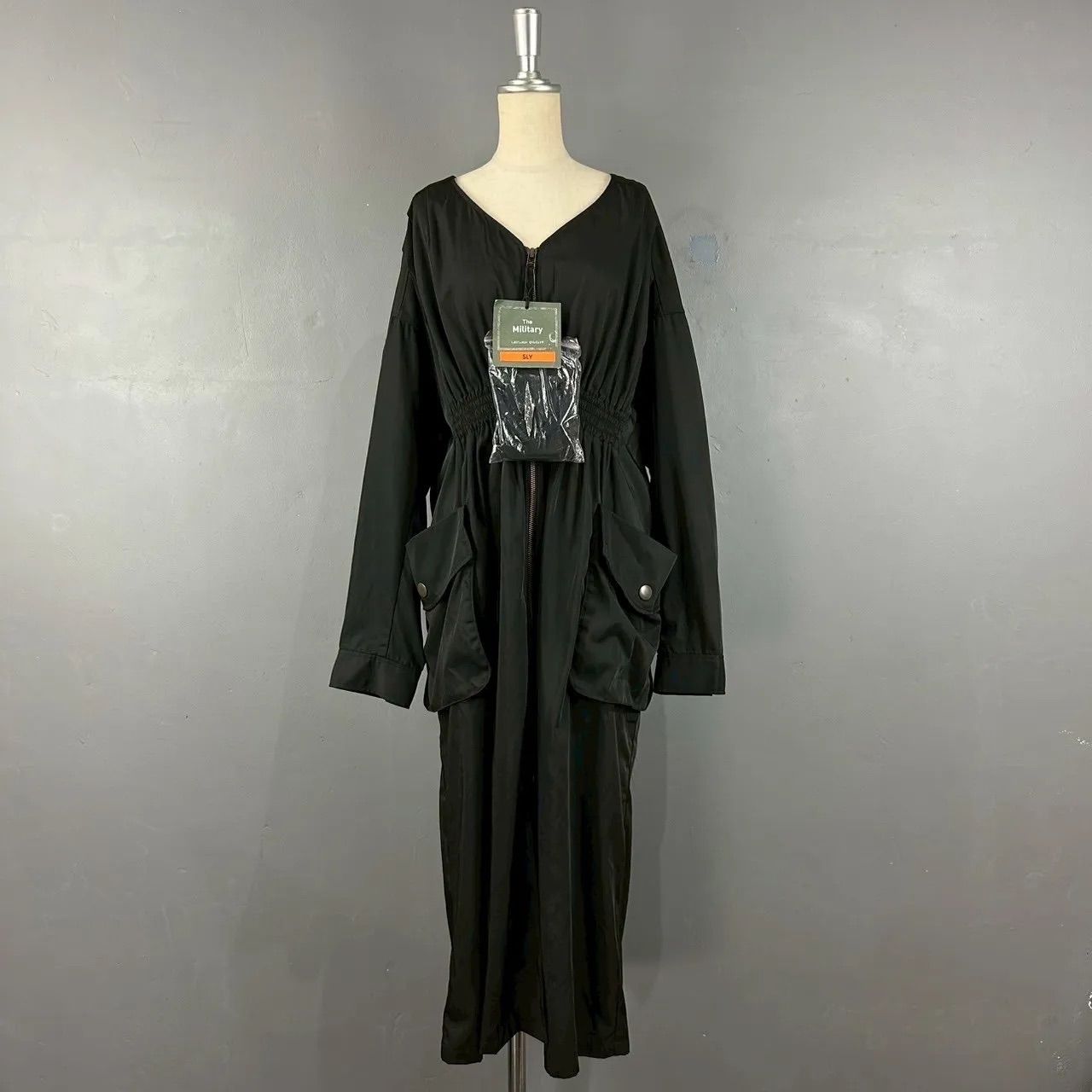 買取 販売 SLY スライ 新品未使用品 タグ付き ブラック コート レディース