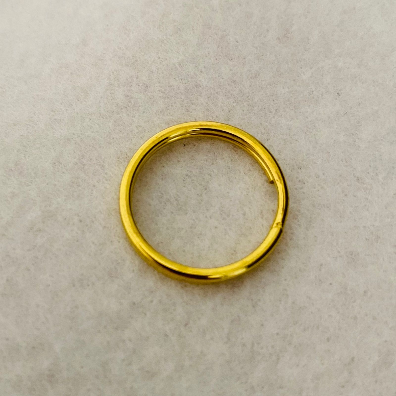 二重カン 真鍮製二重リング キーホルダー 20点セット - メルカリ