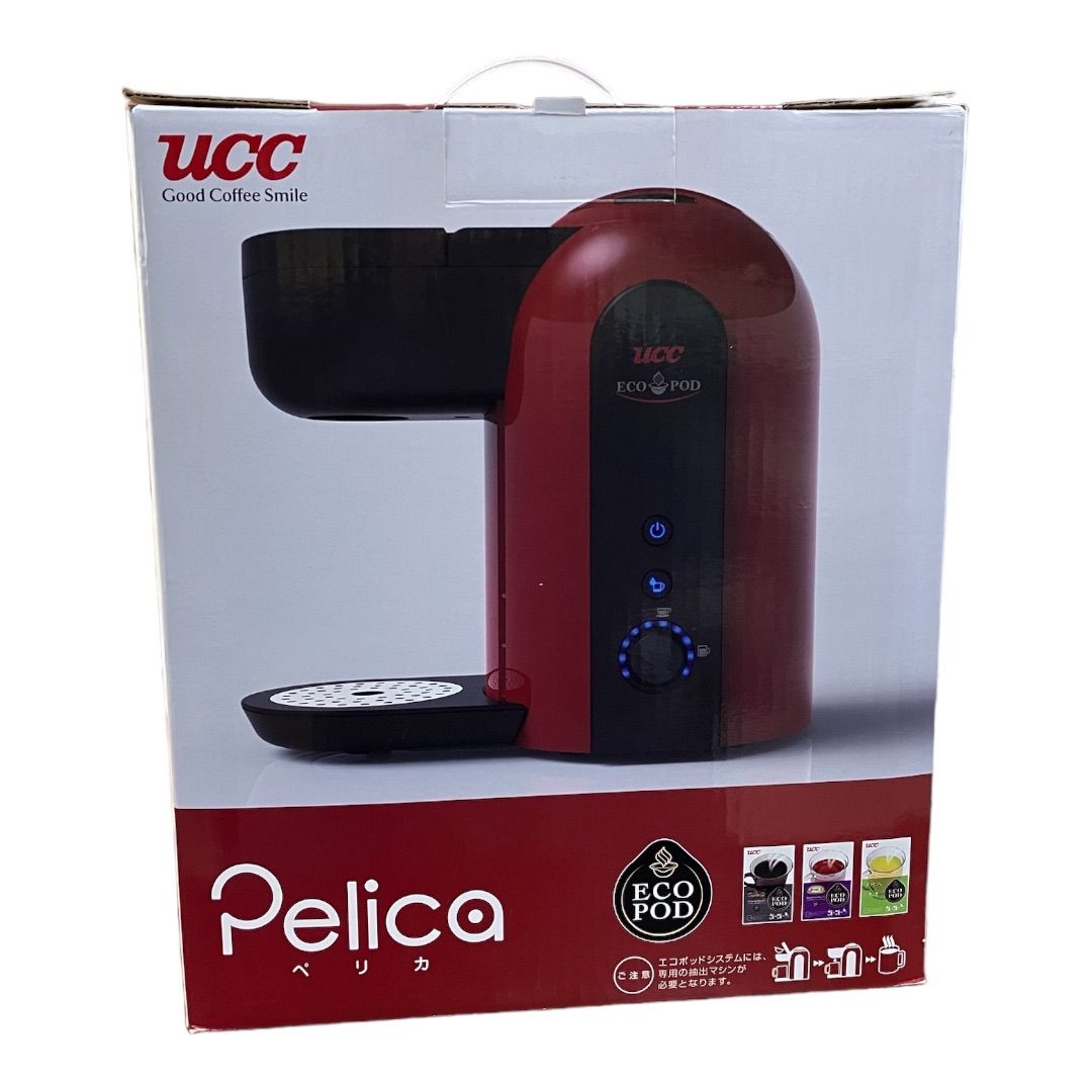 新品 未使用 UCC エコポッド コーヒーメーカー Pelica EP3 レッド