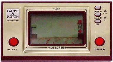 任天堂 ゲームウォッチ シェフ ワイドスクリーン 中古】ゲームウォッチ CHEF (シェフ)[ワイドスクリーン] - メルカリ