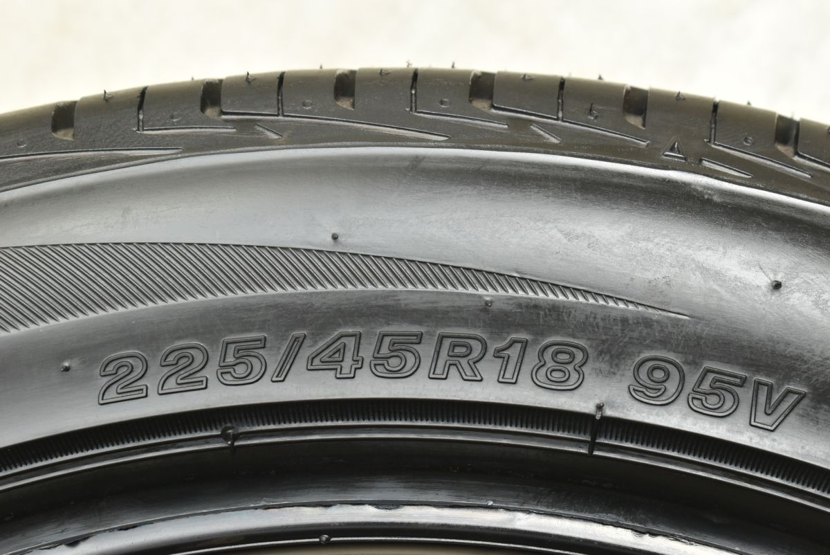 2024年 バリ溝】ブリヂストン テクノスポーツ 225/45R18 2本販売