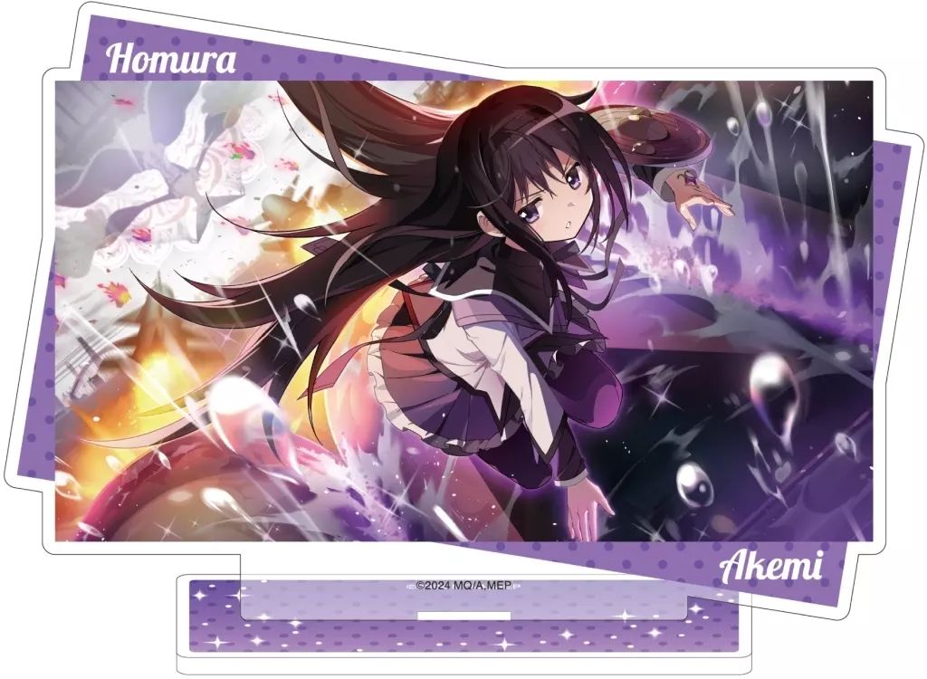 魔法少女まどか☆マギカ　暁美ほむら　アクリルスタンドパネル 中古】アクリルスタンド・アクリルパネル 暁美ほむら(花
