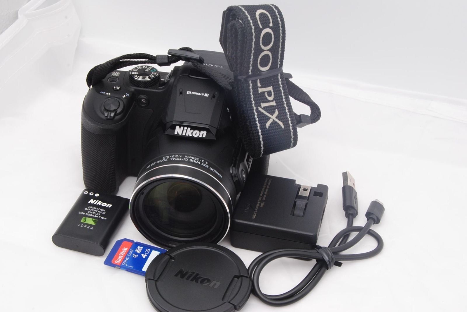 級 Nikon COOLPIX B700 デジタルカメラ 光学60倍ズーム 2029万画素 ブラック B700BK