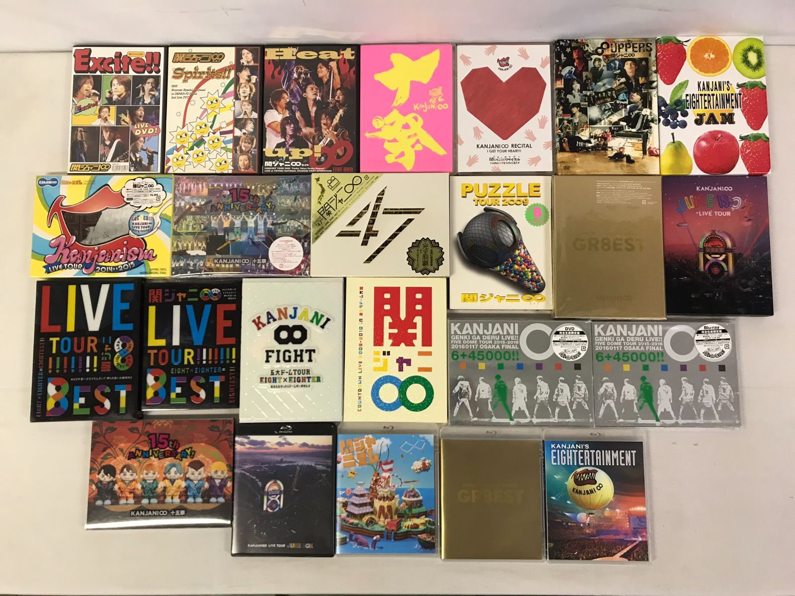 関ジャニ∞ ライブ LIVE まとめ DVD Blu-ray 24本セット - メルカリ