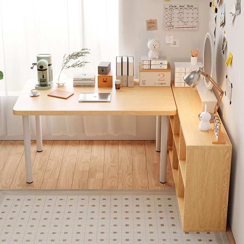 desk 子 ゲーミングデスク 在宅ワーク PCデスク リモートワーク用 天板厚さ2.5cm おしゃれ 幅100cm×奥行50cm シンプル 机 化粧台 勉強机 作業机 パソコンデスク 組立簡単 デスク 木目調 Rshtong 幅100cm