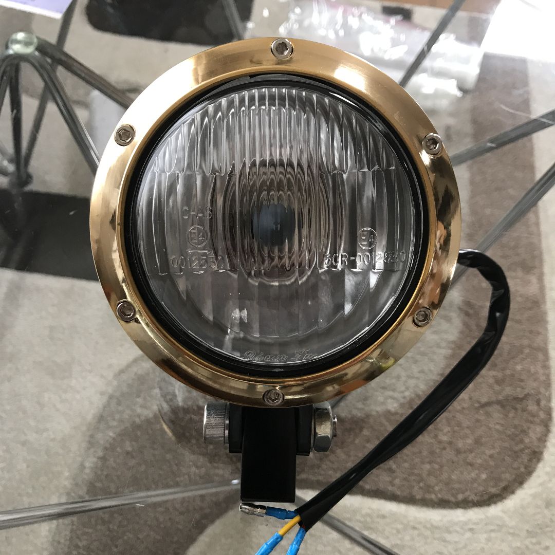 Brass ヘッドライト 真鍮ブラス ハーレーダビッドソン ショベル Brass ヘッドライト 真鍮ブラス ハーレーダビッドソン ショベル