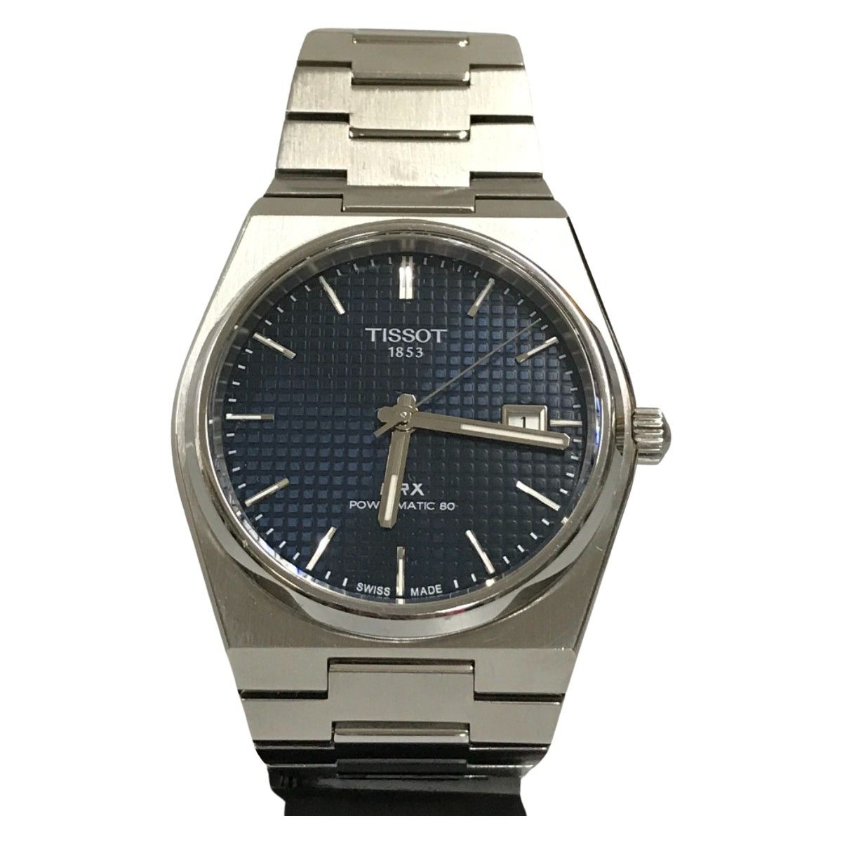 TISSOT ティソ 腕時計 PRX パワーマティック 80 自動巻き 文字盤ブルー T137407A
