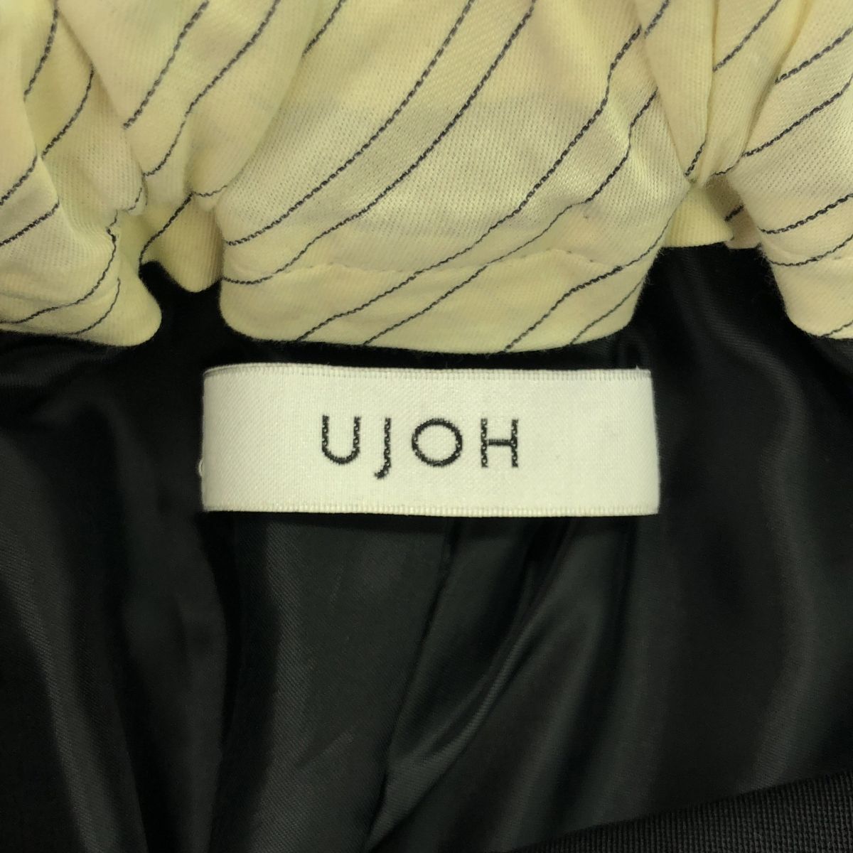 Ujoh ウジョー 24AW ベルテッドワイドパンツ U753-P03-900 ネイビー 2  
