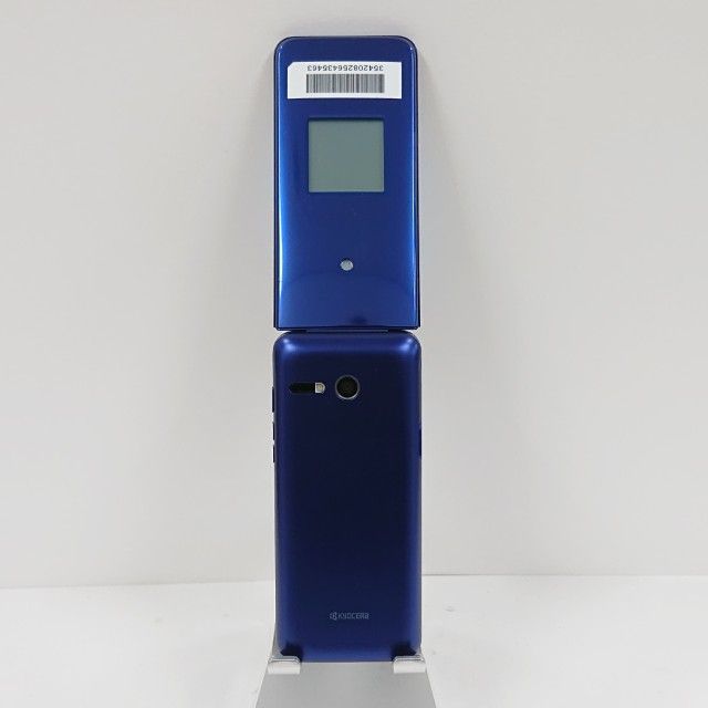 かんたんケータイ KYF41 au ロイヤルブルー 送料無料 本体