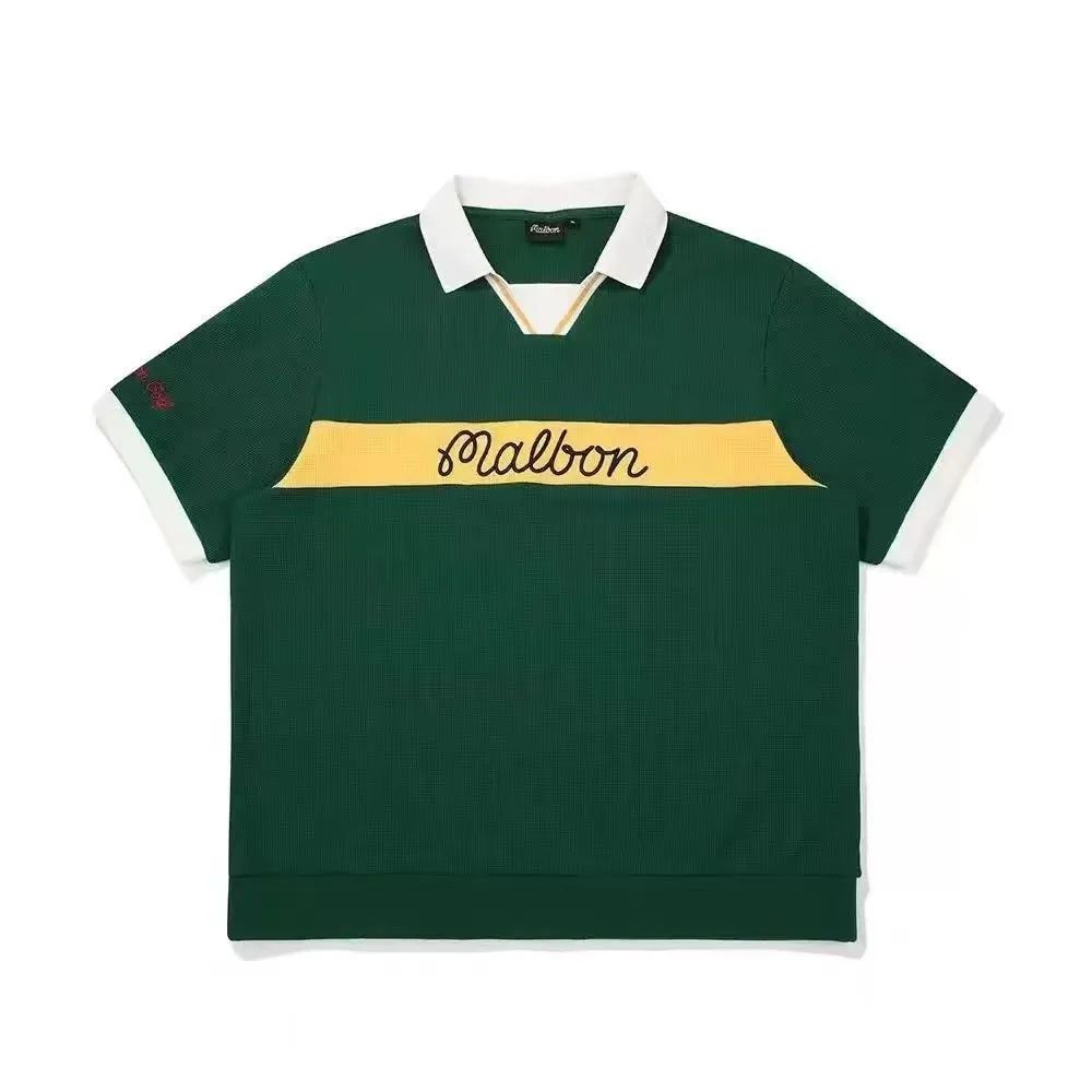 マルボンゴルフ Malbon レディース トップス ハーフジップシャツ 人気