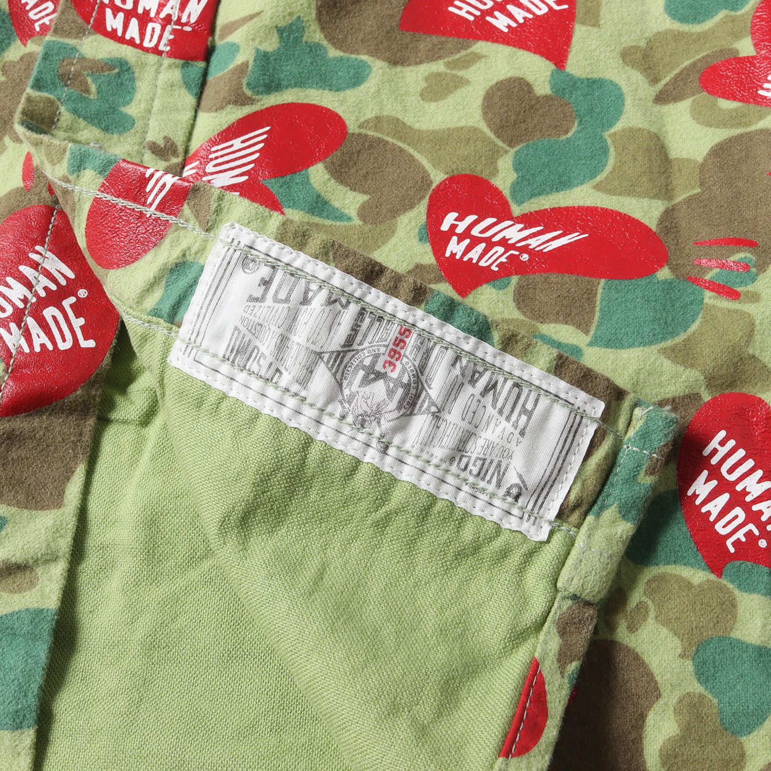 新品 HUMAN MADE ヒューマンメイド シャツ サイズ:M 19AW ハート 